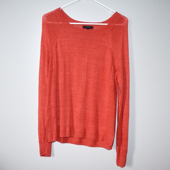 Jcrew Orange Sweater - S - Picture 2 of 4